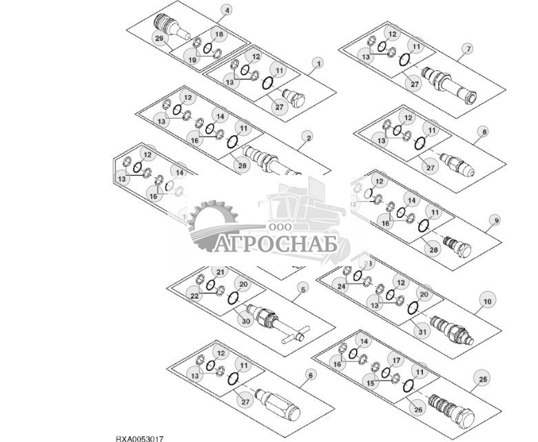 ГИЛЬЗЫ КОЛЛЕКТОРА РАСПРЕДЕЛИТЕЛЬНОГО КЛАПАНА - ST395524 624.jpg